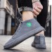 Men Waterproof Breathable High Top Umbrella Cloth Casual Sneakers