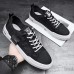 Men Breathable Umbrella Cloth Non Slip Comfy Soft Bottom Casual Court Shoes