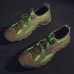 Men Outdoor Luminous Mesh Breathable Anti-collision Toe Casual Hiking Shoes