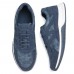 Men Microfiber Leather Breathable Non Slip Sports Casual Sneakers