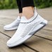 Men Breathable Mesh Soft Non-Slip Slip-On Casual Running Fitness Sneakers