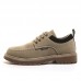 Men Synthetic Suede Comfy Round Toe Wearable Casual Tooling Sneakers