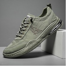 Men Breathable Soft Bottom Non Slip Lace Up Comfy Casual Sports Court Shoes