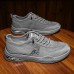 Men Breathable Soft Bottom Non Slip Lace Up Comfy Casual Sports Court Shoes