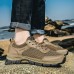 Men Mesh Breathable Non-slip Soft Outdoor Hiking Shoes