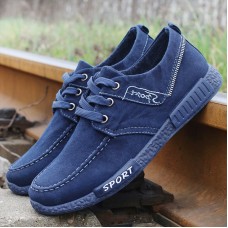 Men Breathable Soft Sole Comfy Non Slip Lightweight Old Peking Casual Cloth Shoes