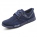 Men Breathable Soft Sole Comfy Non Slip Lightweight Old Peking Casual Cloth Shoes