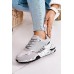 Women's Shoes - Leopard Print Lace-up Sneakers