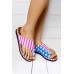 Sandals - Flag Print Flip Flop Sandals