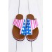 Sandals - Flag Print Flip Flop Sandals