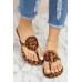 Sandals - Leopard Print Flip Flops Sandals