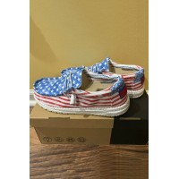 Multicolor Men's American Flag Casual Shoes